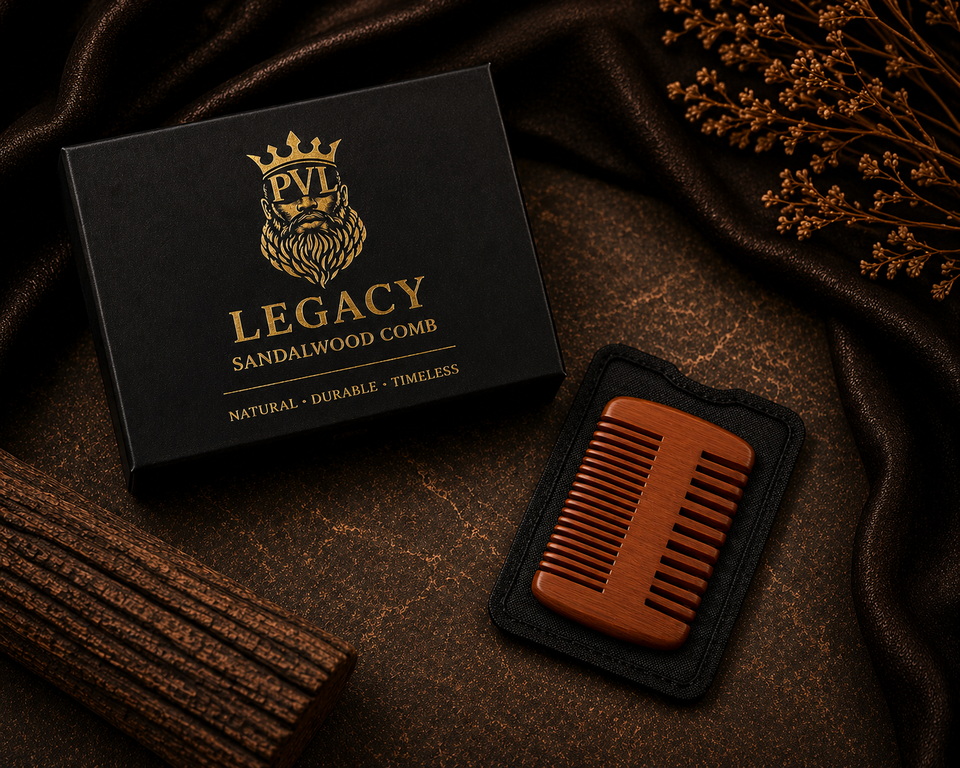 Sandalwood Beard Comb